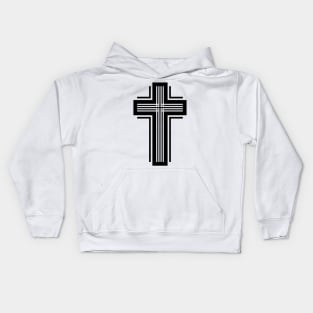 The cross is a symbol of the crucifixion of the Son of God for the sins of mankind. Kids Hoodie